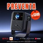 📽 Proyector Wanbo Mozart 1 Pro Versión 2025 | Cine en Casa con Google TV y 1200 ANSI Lúmenes